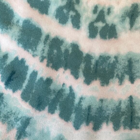 Vince Camuto Mosaic Seas Teal Stripe Ponte Skirt size Small NWOT - Picture 8 of 9